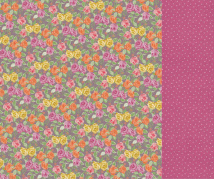 Kaisercraft FLORA DELIGHT Scrapbook Kit 12"X12" 9pc