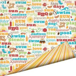 Imaginisce ENDLESS SUMMER 12X12 Scrapbook Paper - Scrapbook Kyandyland