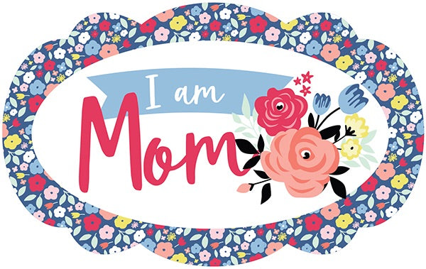 Echo Park 6"x12" I AM MOM Chipboard Phrases Sticker 31 pc Scrapbooksrus