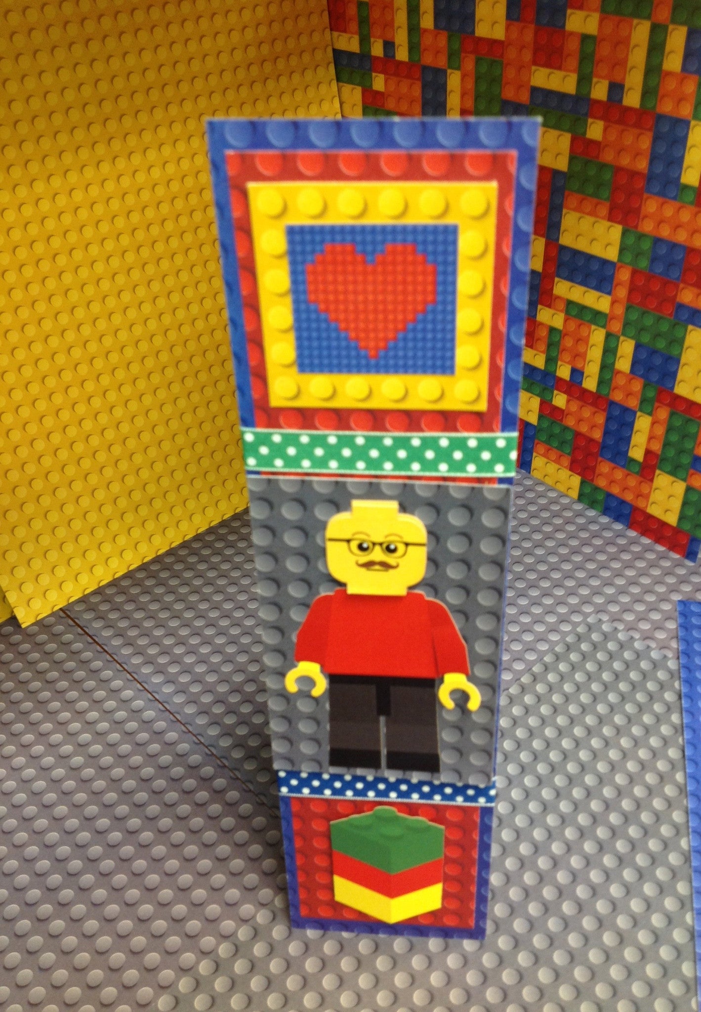 Scrapbook Kyandyland LEGO HEART BUILDER 3" Border