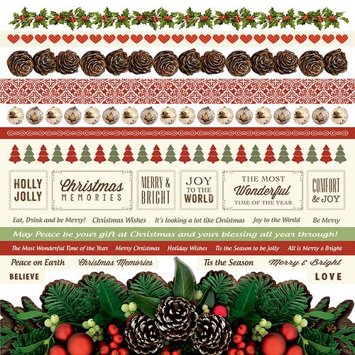 Kaisercraft SILENT NIGHT 12"X12" Cardstock Sticker Sheet Scrapbooksrus