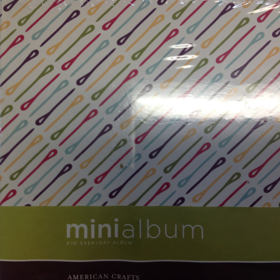 American Crafts Scrapbook NEEDLES Mini 6"X6" Album