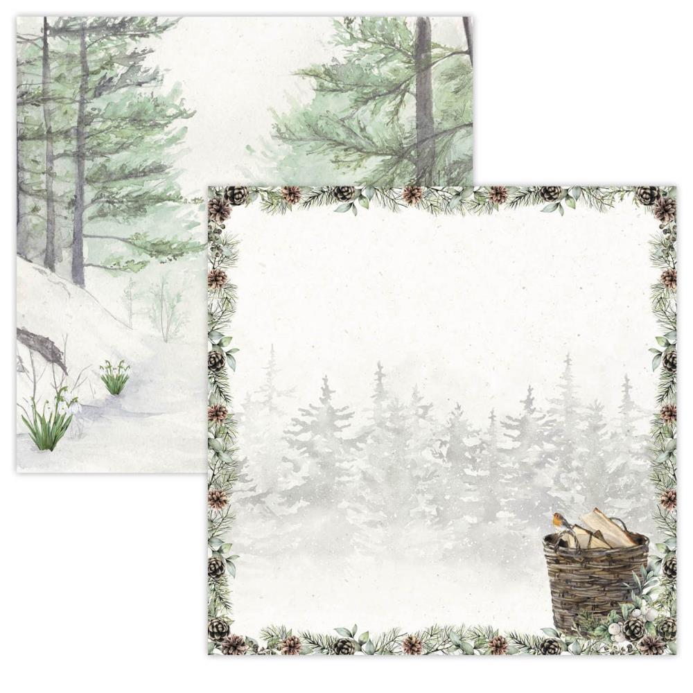 Studio Light Essentials WINTER GARDEN 12”x12” Scrap Scrapbook Paper