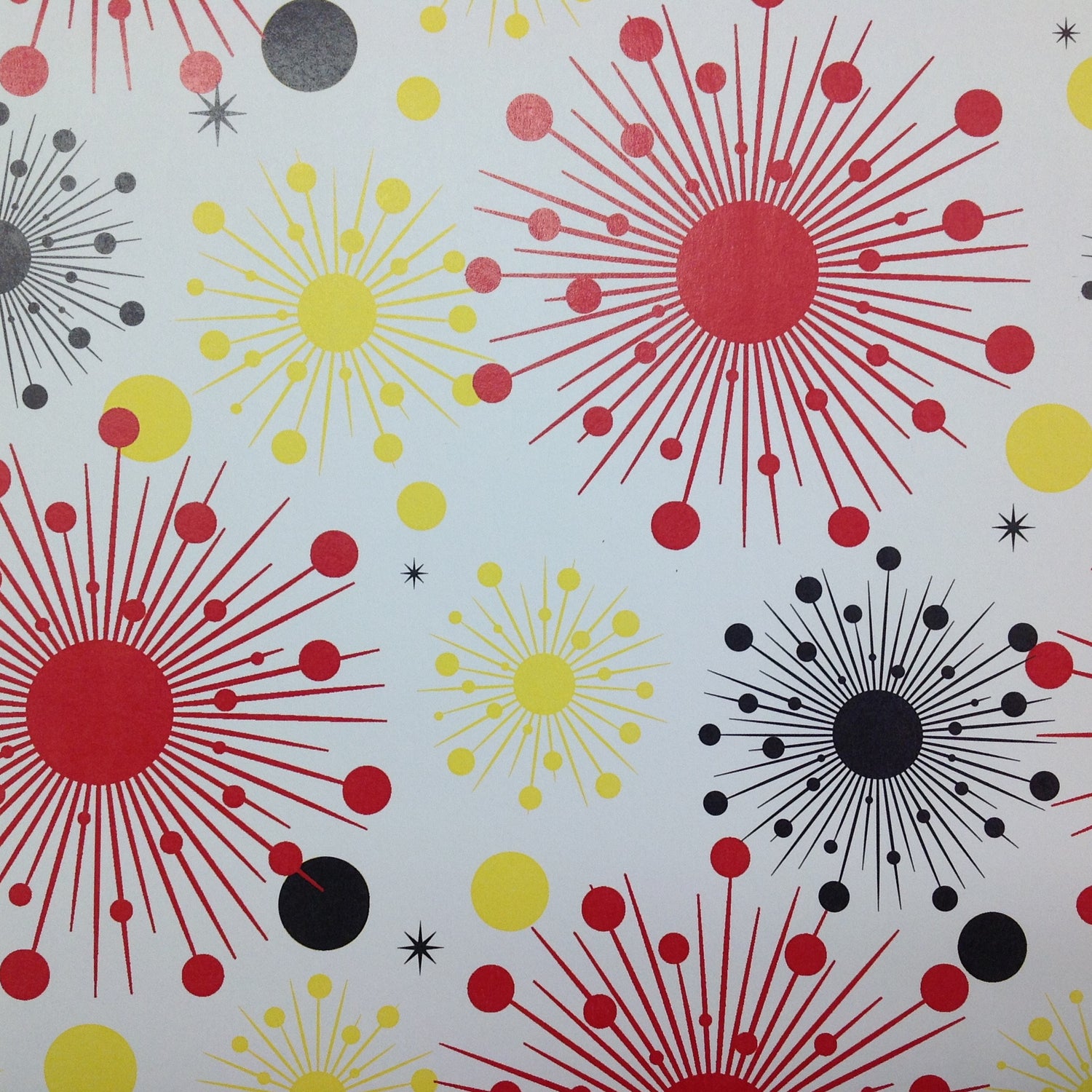 Disney Retro Burst 12"X12" Custom Scrapbook Paper