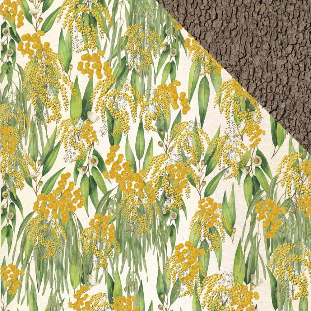 Kaisercraft Open Road Collection PROSPECTING 12"X12" Scrapbook Sheet