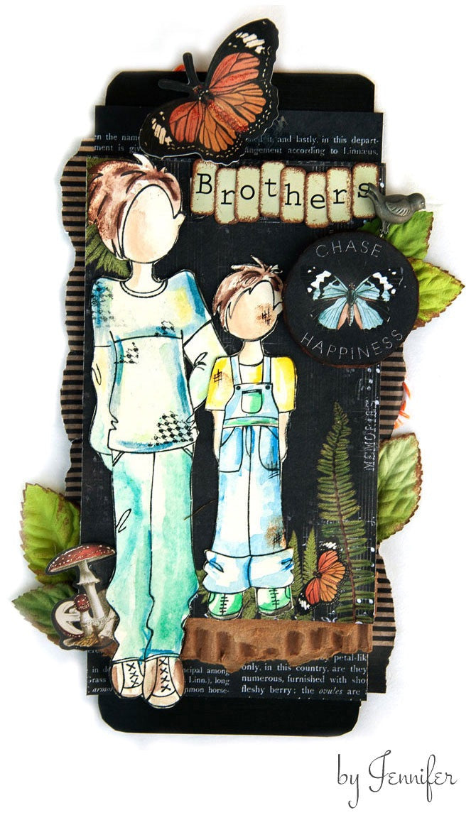 Prima Julie Nutting HAIR & SKIN TONES Watercolor Pencils 12pc - Scrapbook Kyandyland