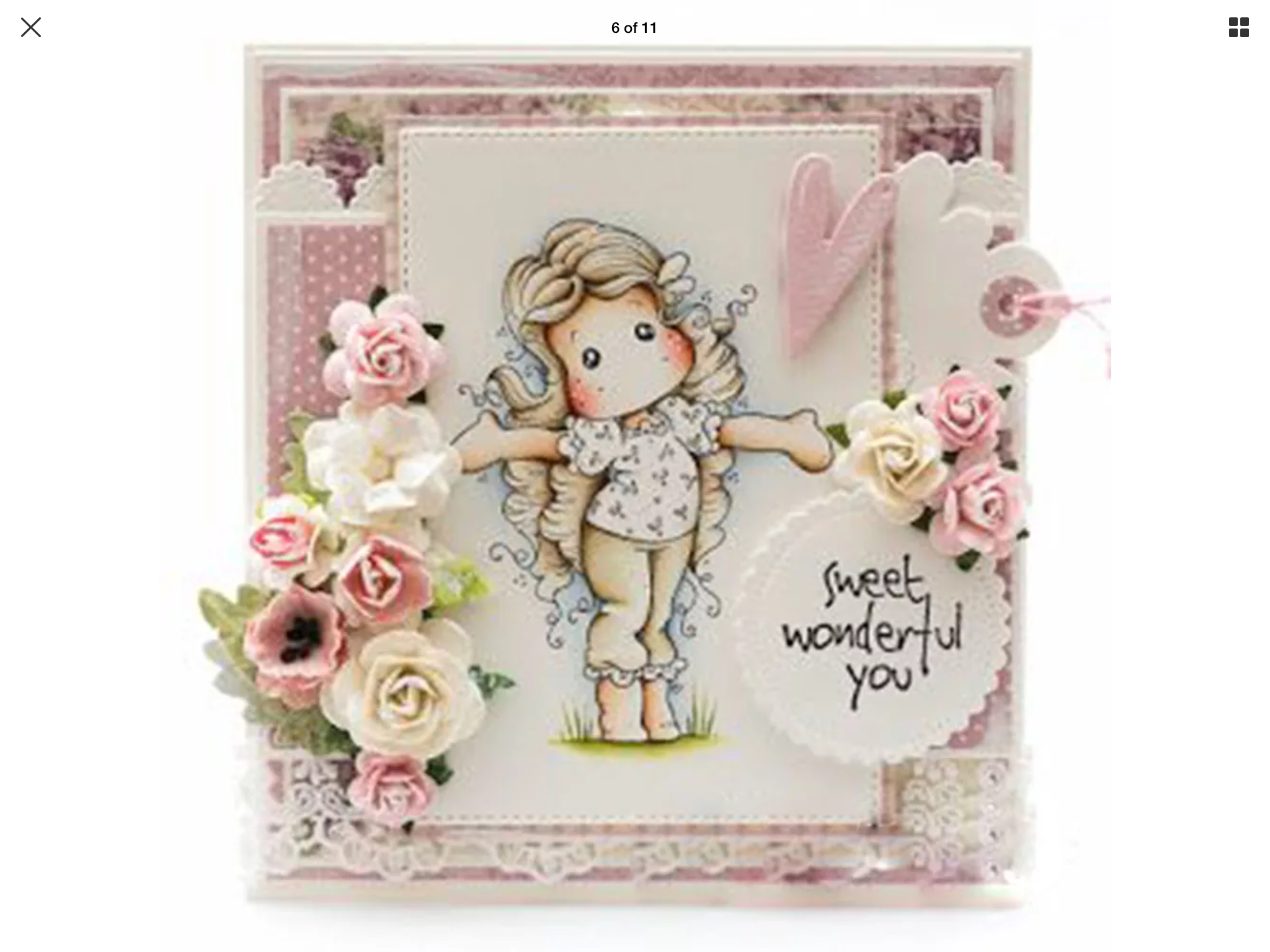 Magnolia TIPTOE TILDA Sample Scrapbooksrus