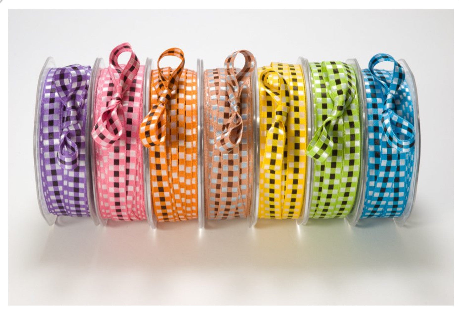 WOVEN CHECKERED RIBBON Check Trim 3/8" by 1 yard