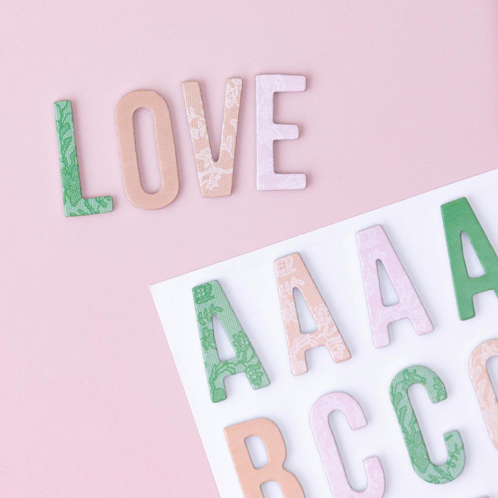 Thickers Maggie Holmes PARASOL AMOUR Foam Letter Stickers
