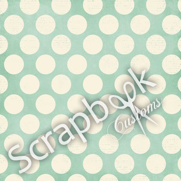 Scrapbook Customs MOM BIG DOTS 1 Sheet Scrapbook Paper 12"X12"
