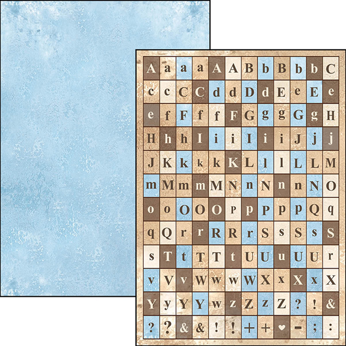 Ciao Bella BROCATTO ESTENSE A4 Paper Pad 9 sheets Scrapbooksrus