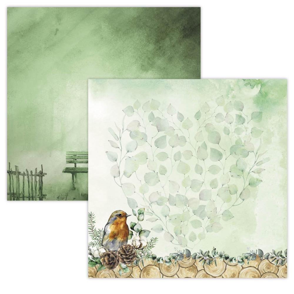 Studio Light Essentials WINTER GARDEN 12”x12” Scrap Scrapbook Paper