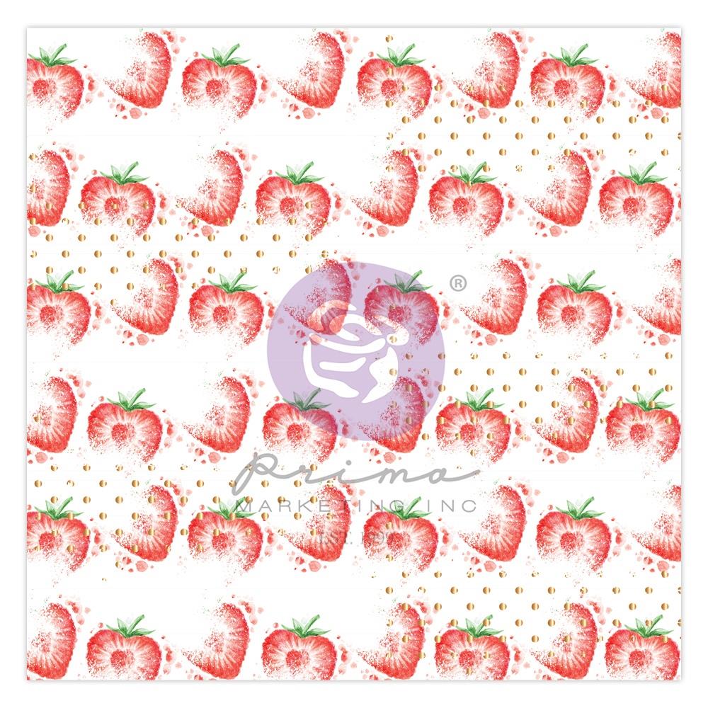 Prima Strawberry Milkshake ACETATE SHEET 1pc