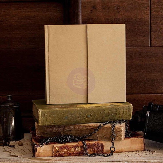 Prima Memory Hardware GATEFOLD LARGE Chipboard Journal Scrapbook 8x8