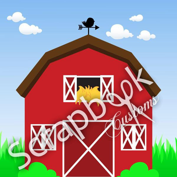 BARN Buddies 12"X12" Scrapbook Customs Paper
