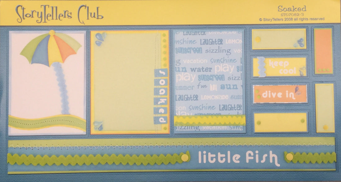 StoryTellers SOAKED 2-3 DIECUTS 6"X13"