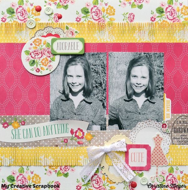 Echo Park PETTICOATS & PINSTRIPES Layered Stickers