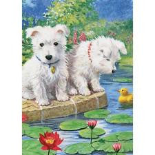 Royal Mini Color Pencil By Number WESTIES PUPPIES