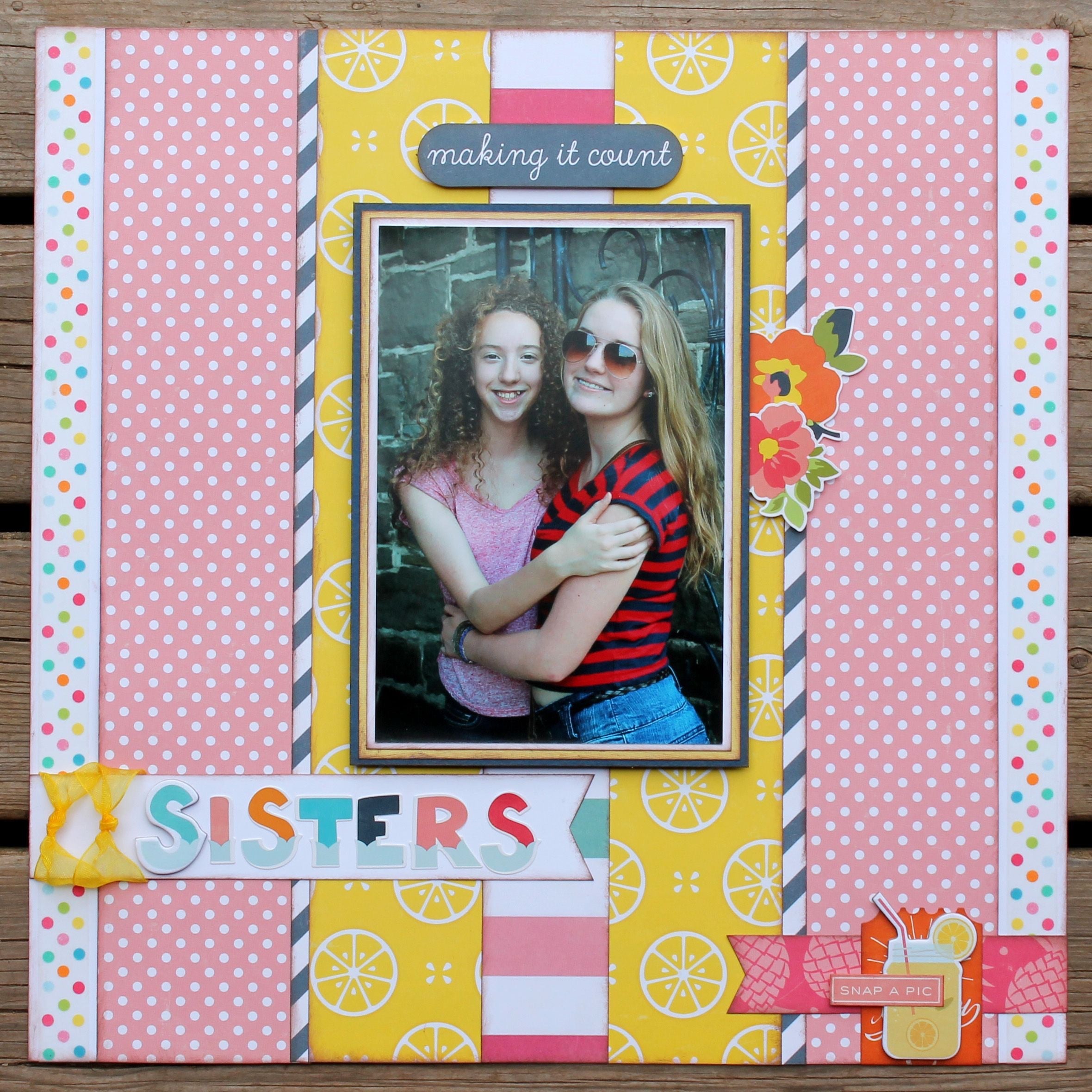 Echo Park SUMMER PARTY 12"X12" 14pc Scrapbook Kit Scrapbooksrus