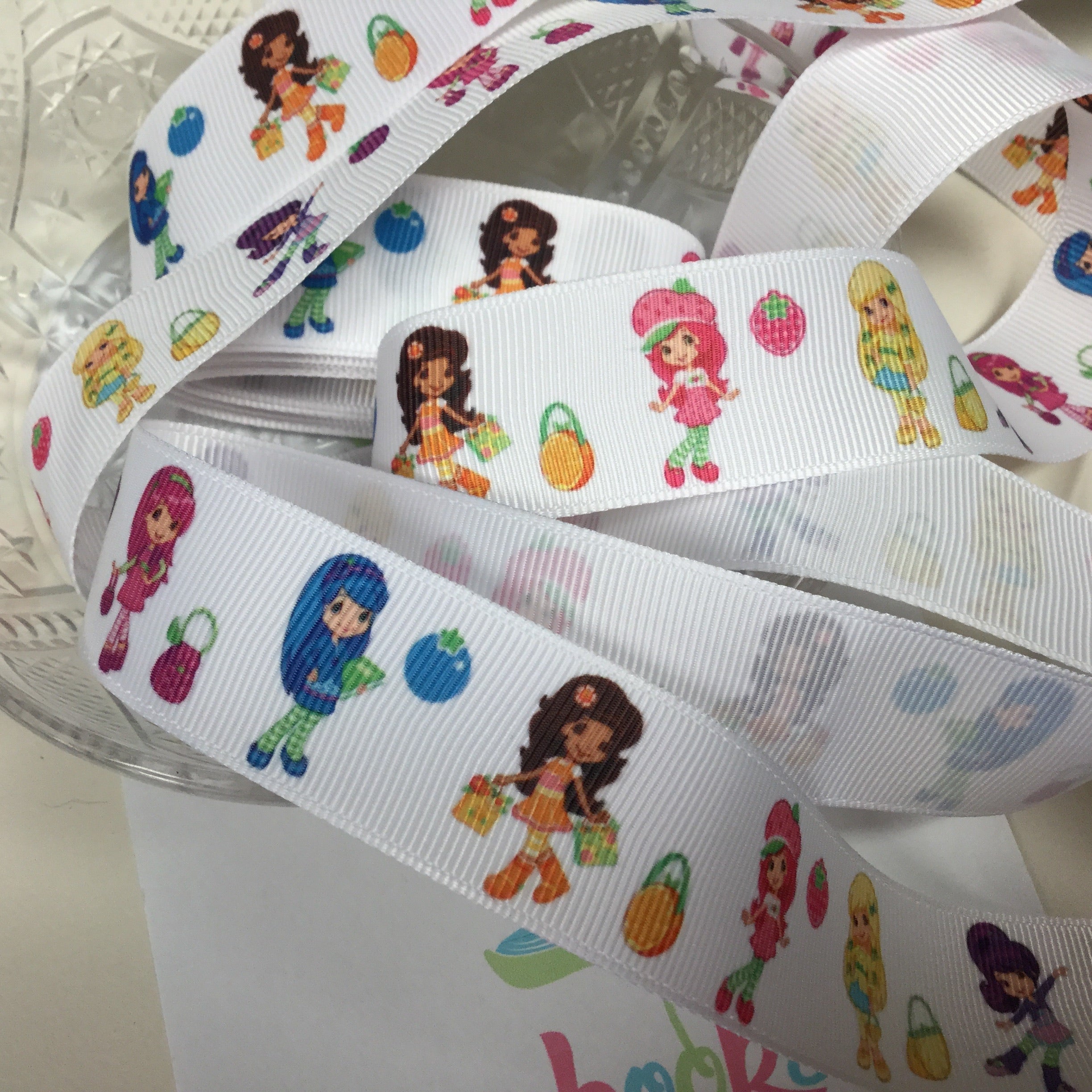Strawberry Shortcake Cartoon Character Ribbon 1 yard Scrapbooksrus