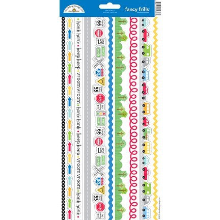 Doodlebug - Fancy Frills Cardstock Stickers - 842715034167