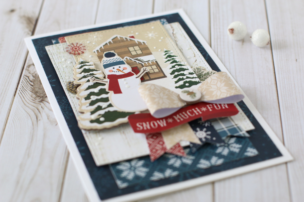 Carta Bella 6"x12" LET IT SNOW Chipboard Accent Sticker 46 pc Scrapbooksrus