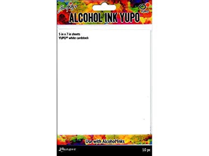 Ranger Tim Holtz ALCOHOL INK YUPO White Cardstock Scrapbooksrus