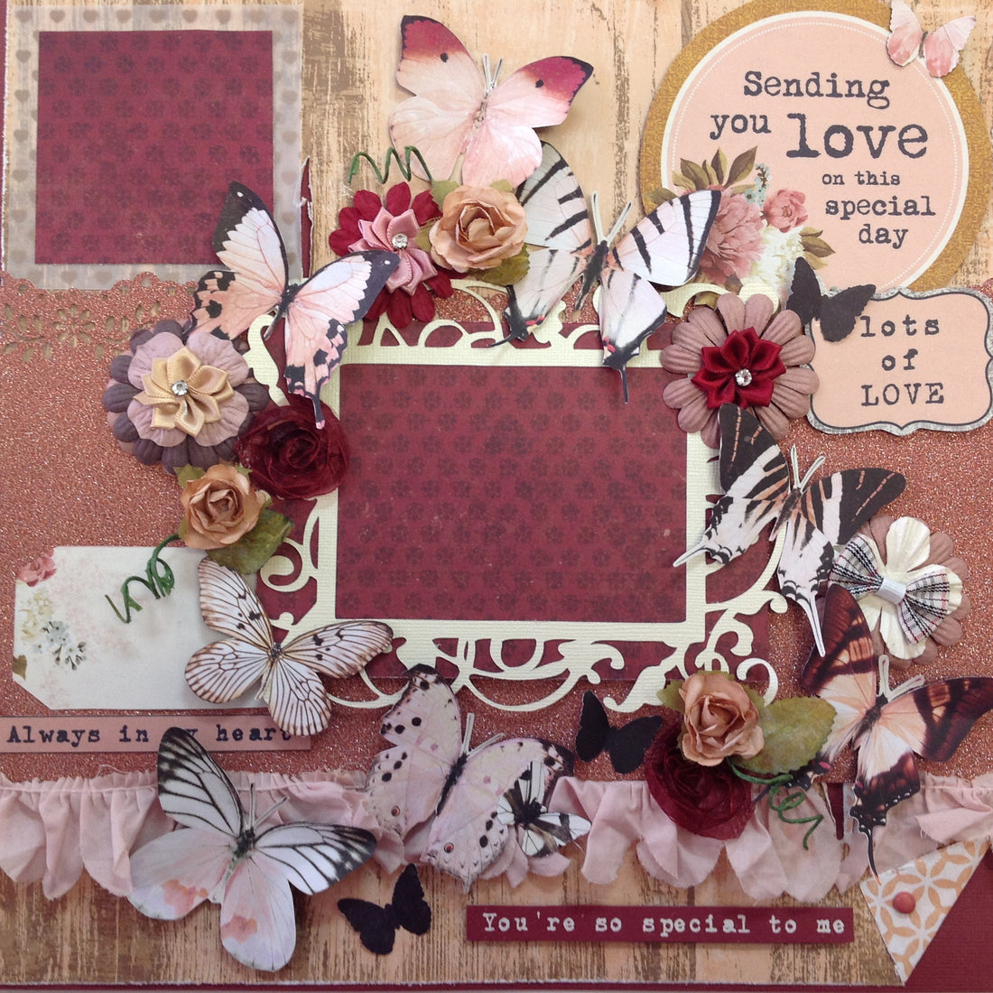 CUSTOM 20 PAGE SCRAPBOOK ALBUM 12"X12" Scrapbooksrus Scrap for Hire