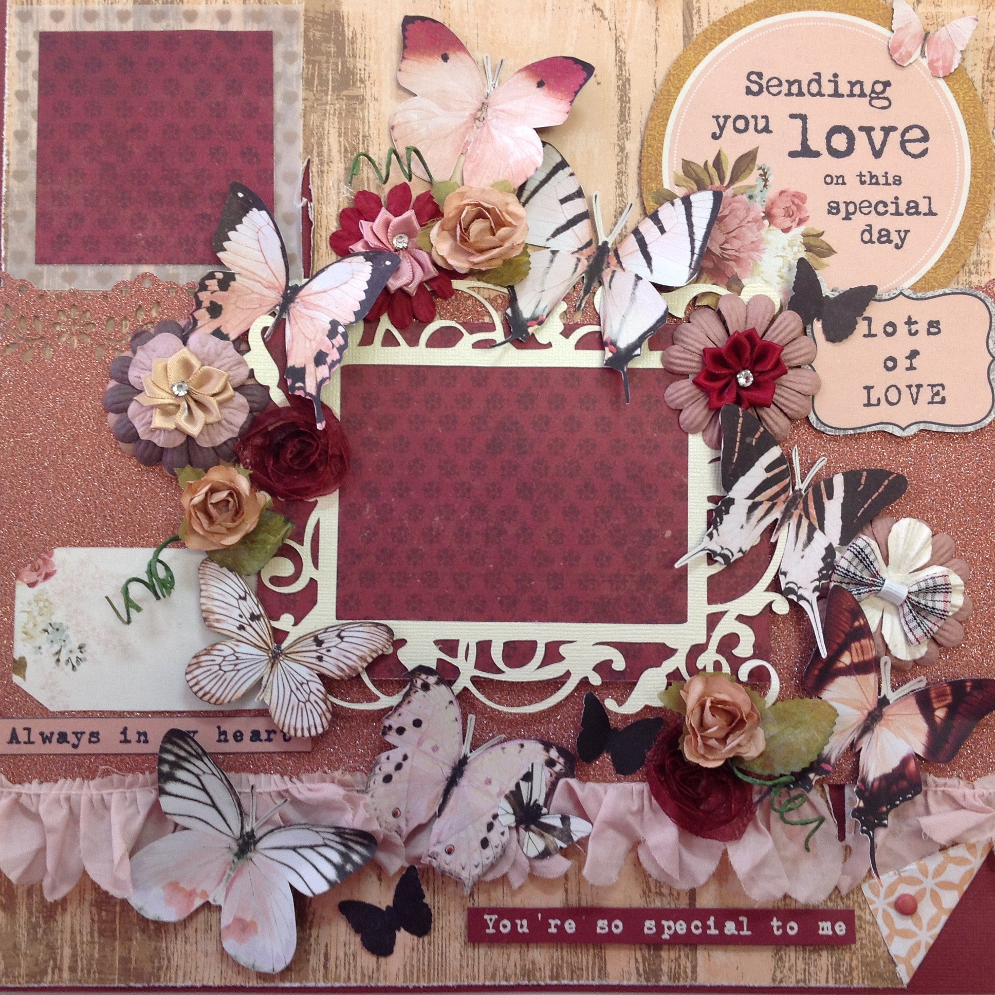 CUSTOM 20 PAGE SCRAPBOOK ALBUM 12"X12" Scrapbooksrus Scrap for Hire