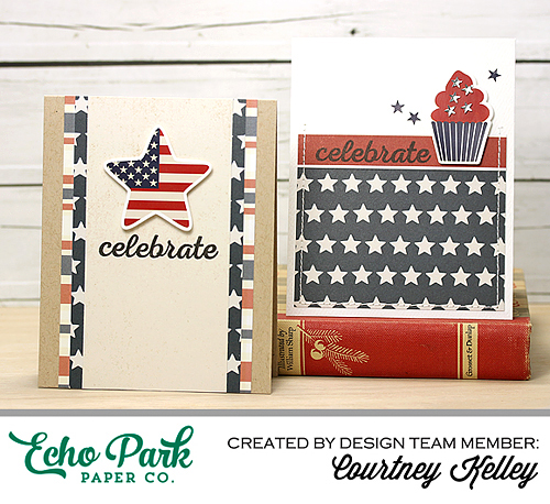 Echo Park STARS & Stripes Accent Stickers