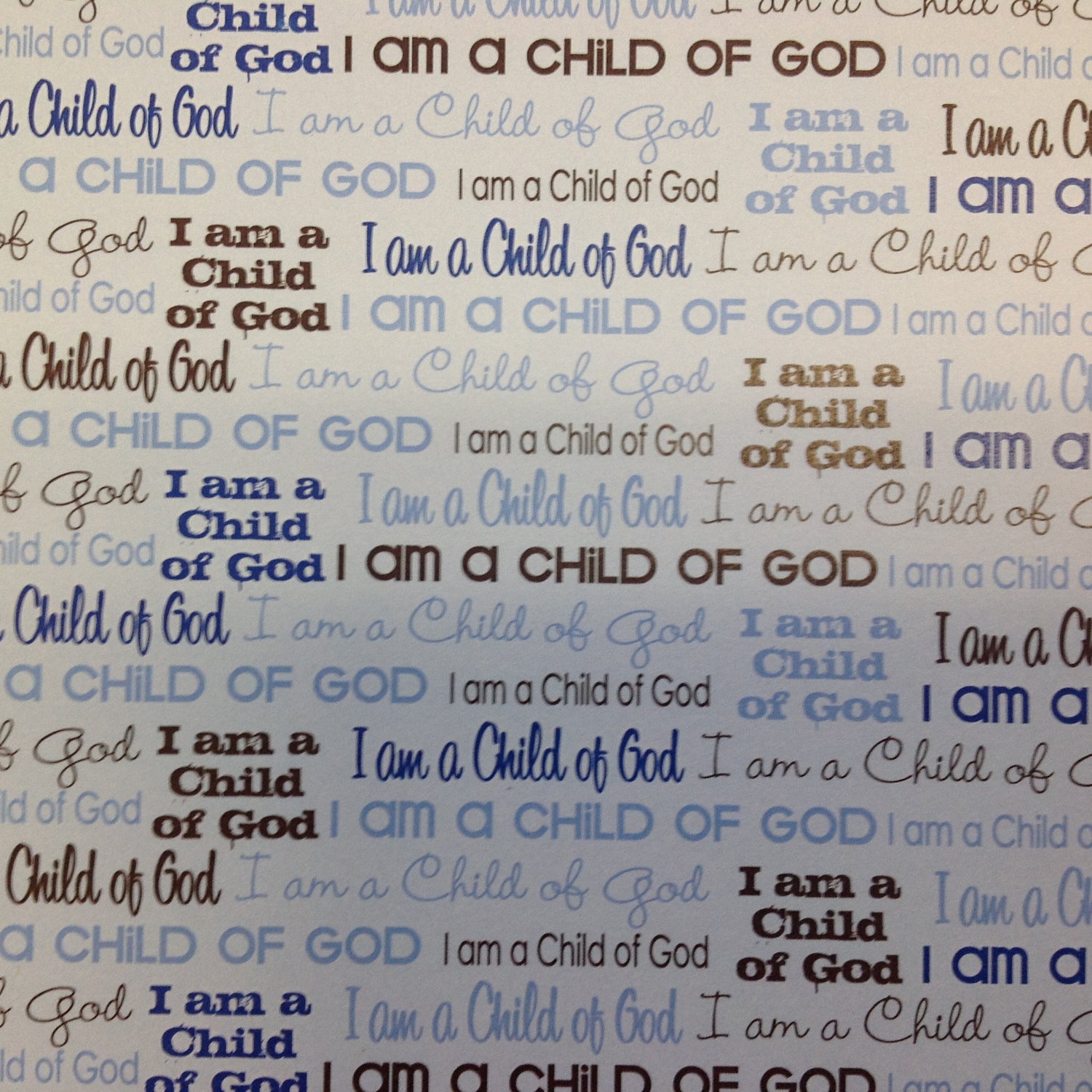 Scrapbook Customs BAPTISM 12"X12" Scrapbook Paper - Scrapbook Kyandyland