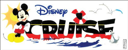 Disney Ek Success DISNEY CRUISE Stickers 4pc Scrapbooksrus