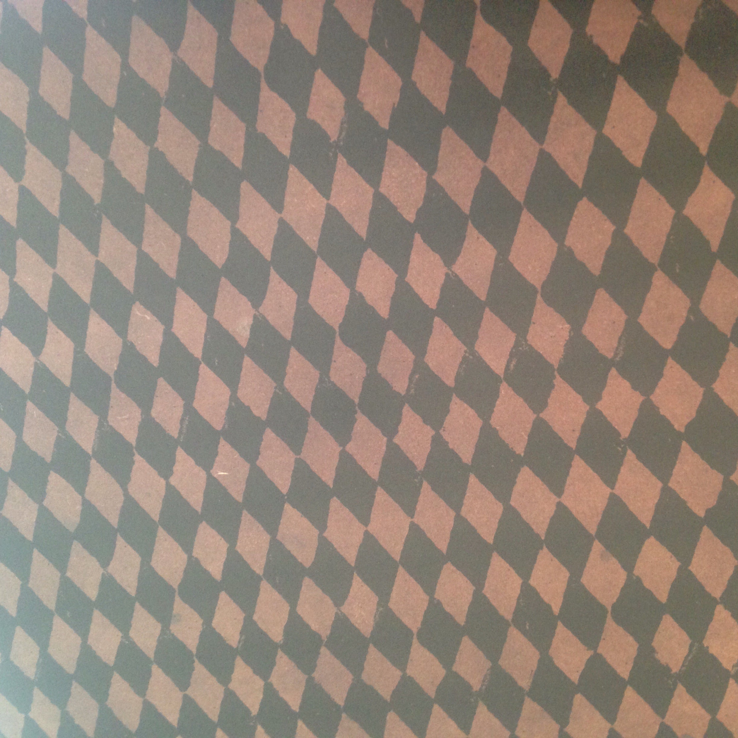 7 Gypsies BRUN HARLEQUIN 12"X12" Scrapbook Paper