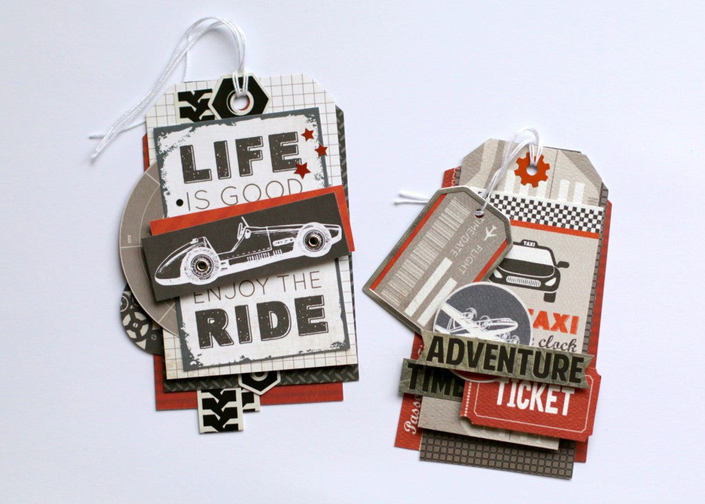 Carta Bella Work Hard Play Hard EPHEMERA Die Cuts 33pc