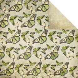 FabScraps Retro Twist FANTASY FLIGHT 12"X12" Cardstock Paper - Scrapbook Kyandyland