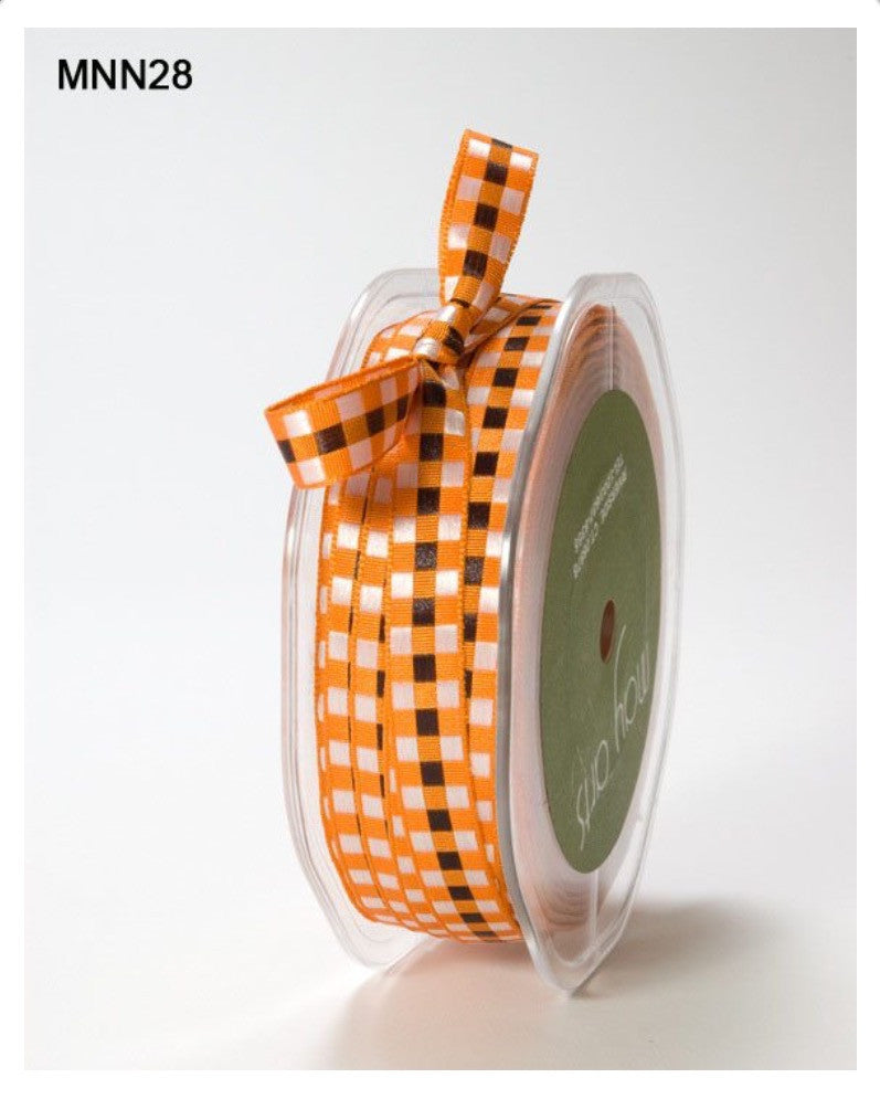 WOVEN CHECKERED RIBBON Check Trim 3/8" by 1 yard