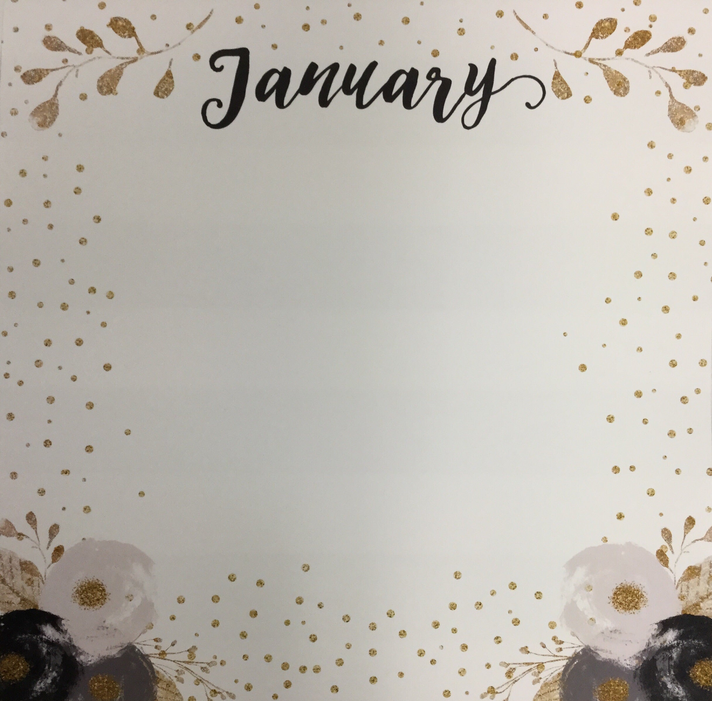 JANUARY MEMORIES 12"X12" Scrapbook Customs Paper Scrapbooksrus