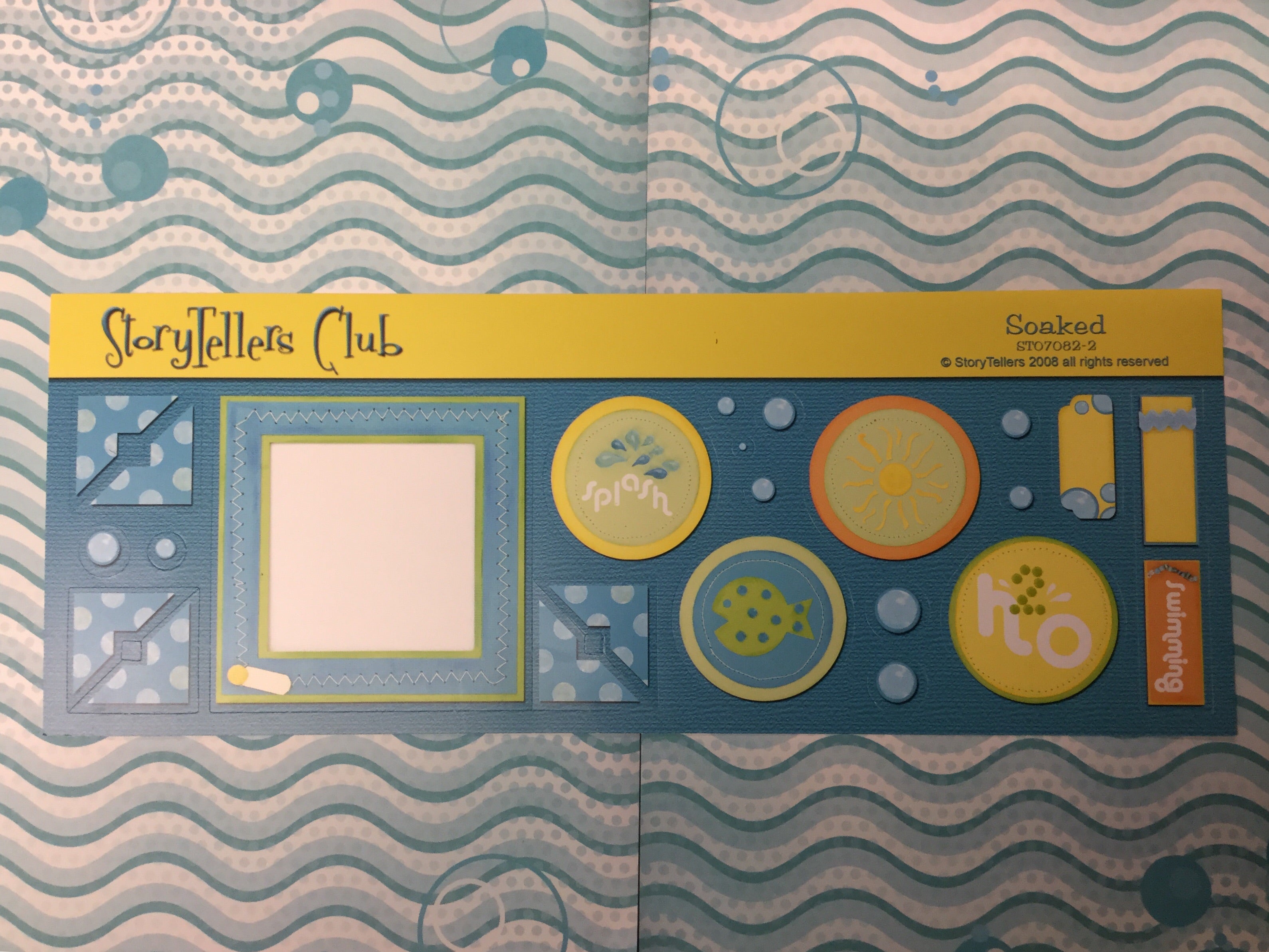 Storytellers SOAKED KIT 12"X12" Scrapbook Paper & DieCuts 6pc Scrapbooksrus