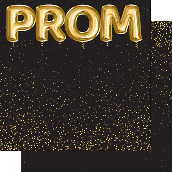 PROM BALLOONS 12X12 Scrapbook School Dance Kit 33pc