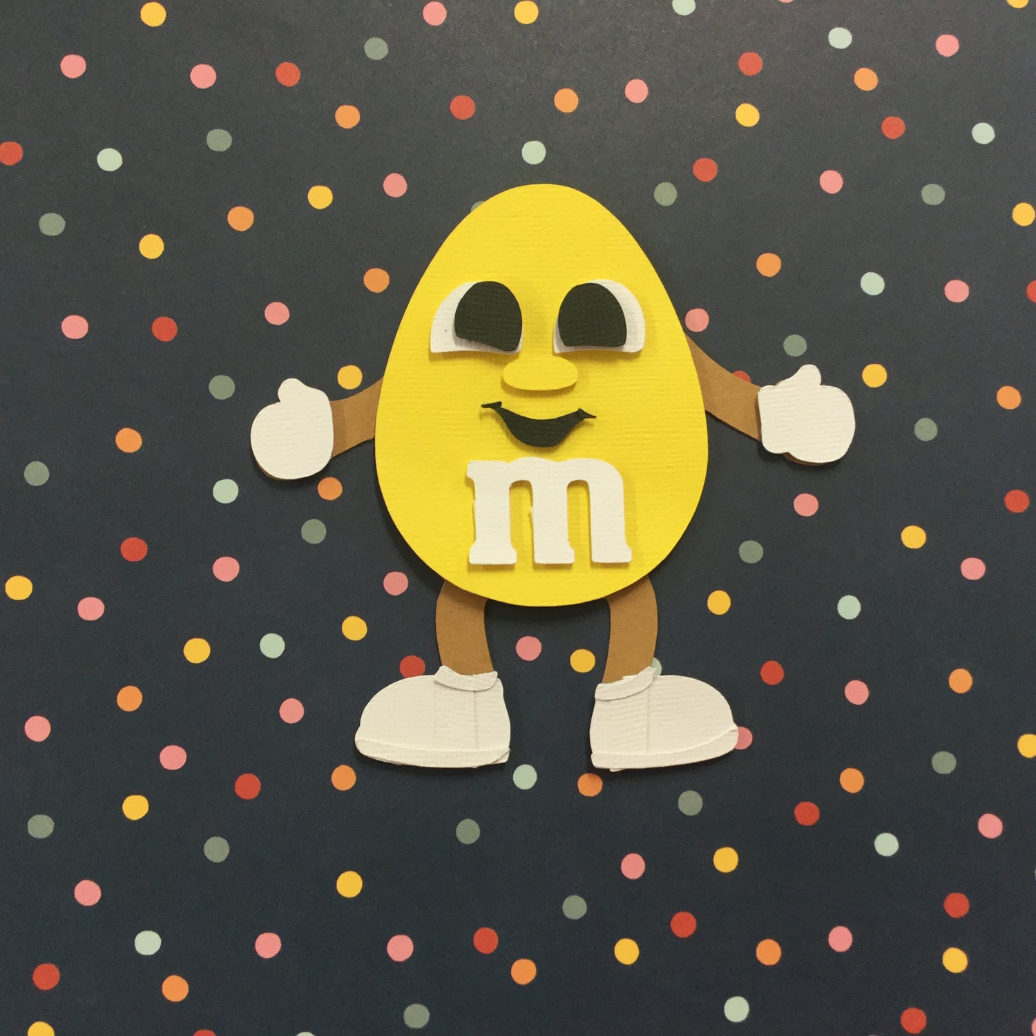 Las Vegas M&M’s RED PEANUT Custom DieCut Discontinued Scrapbookrus