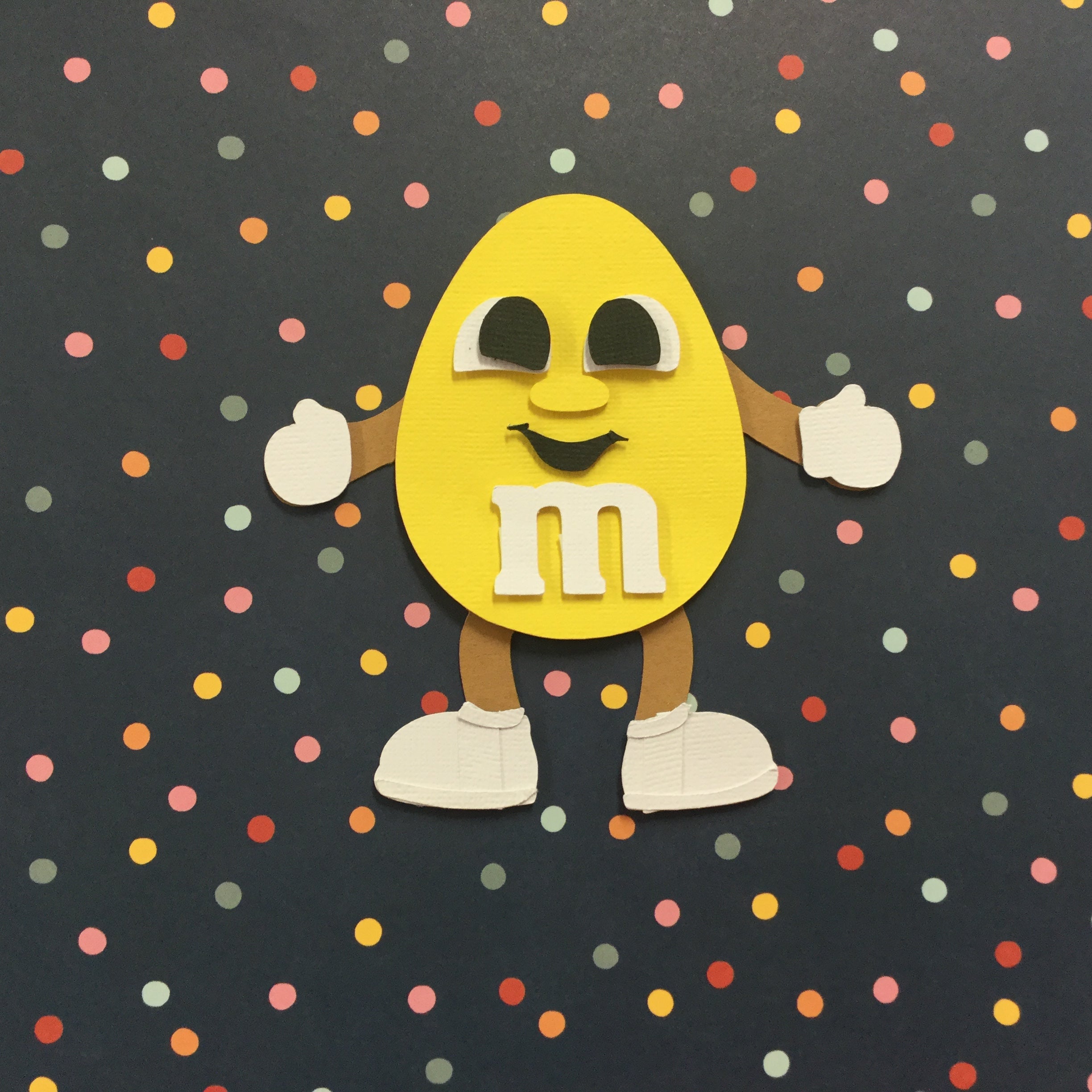 Las Vegas M&M’s RED PEANUT Custom DieCut Discontinued Scrapbookrus