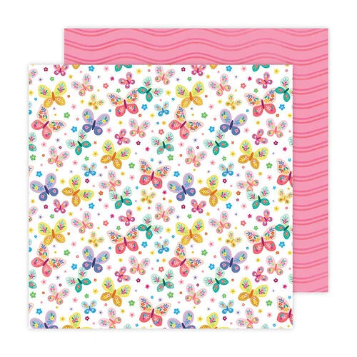 Paige Evans BLOOMING WILD 12"X12" Scrapbook Paper Pad 48pc Scrapbooksrus