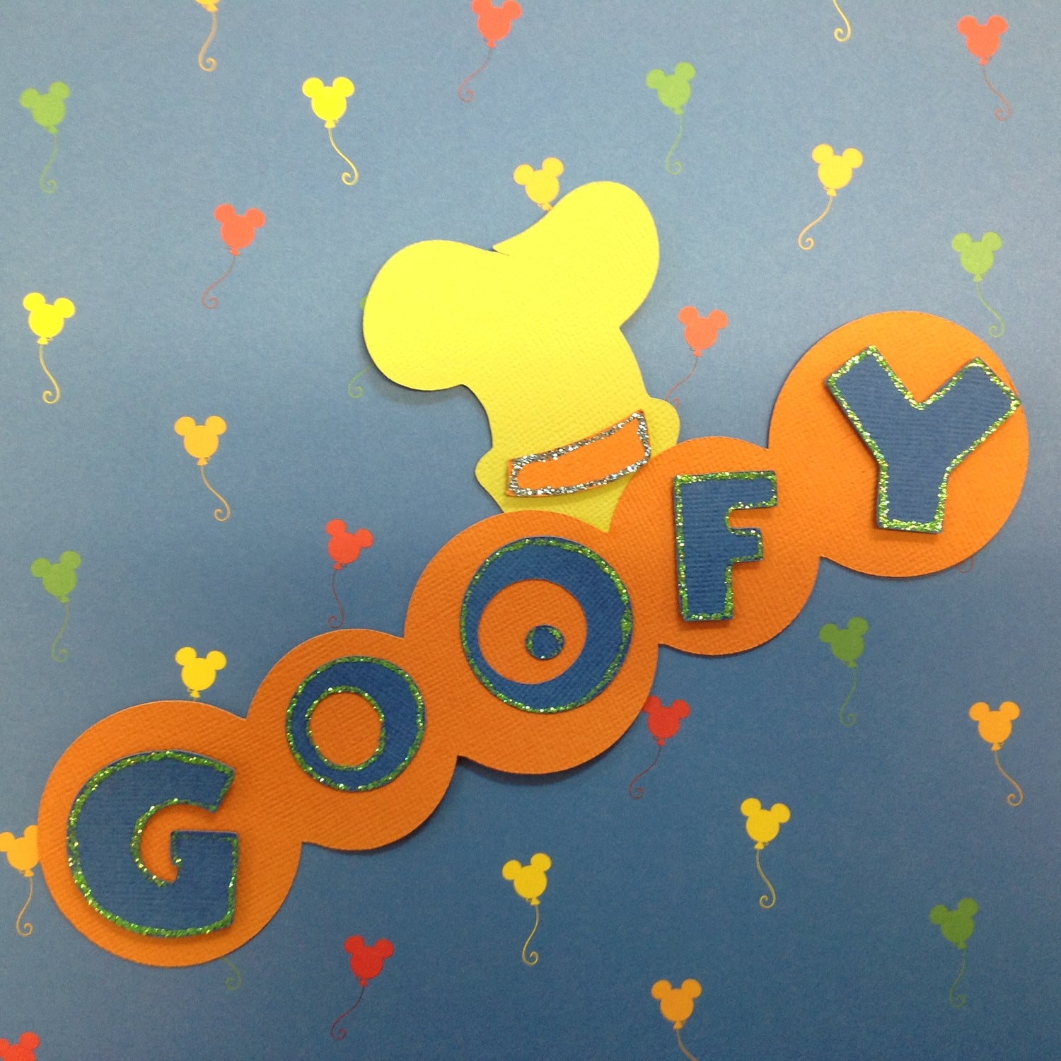 Disney GOOFY BORDER Scrapbook Title ScrapbooksRUs