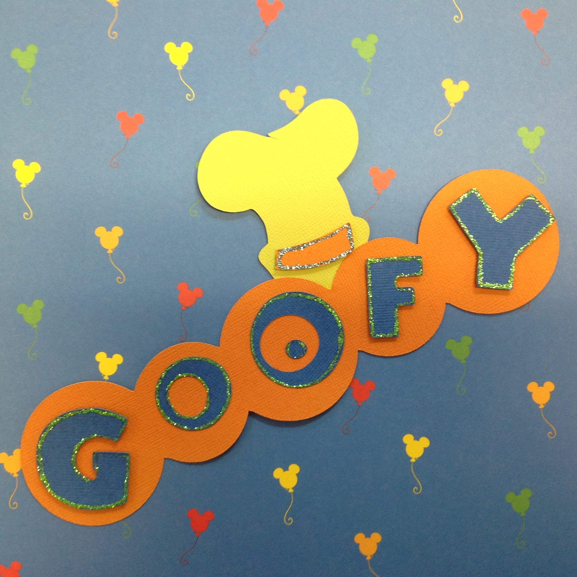 Disney GOOFY BORDER Scrapbook Title ScrapbooksRUs