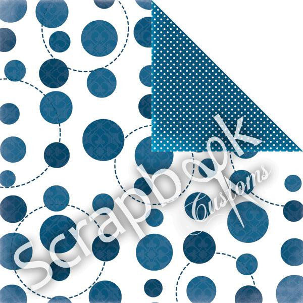 Large Dots & Circles Polka Dots 12"X12" Paper