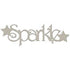 Fabscraps SPARKLE Die-Cut Grey Chipboard Word - Scrapbook Kyandyland