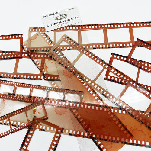 49 and Market Essential Filmstrips CITRUS Vintage Bits Acetate