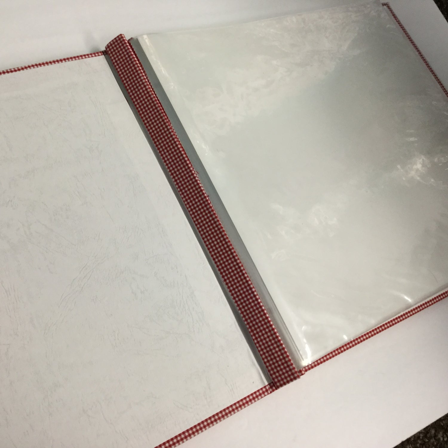 Pioneer E-Z Load GINGHAM RED 12"X12" Memory Scrapbook Album