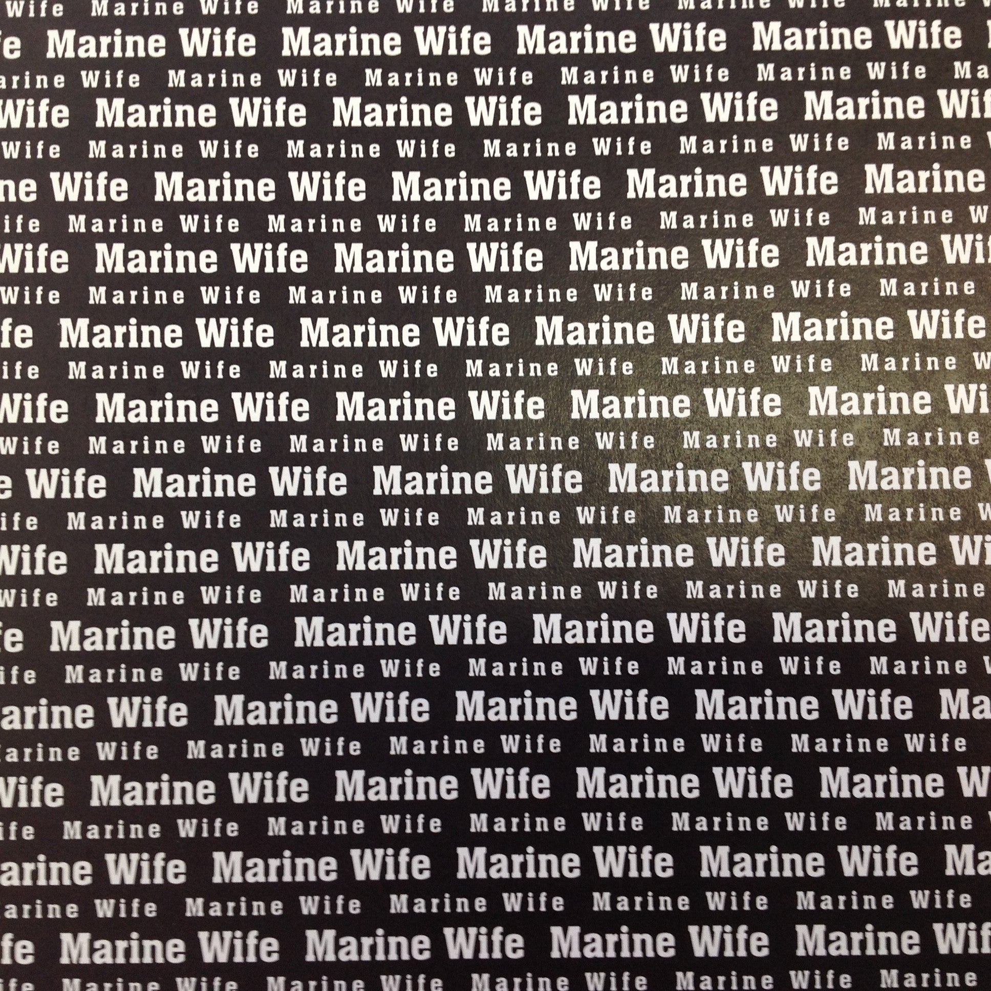 Scrapbook Customs MARINE WIFE 12"X12" Paper Scrapbooksrus