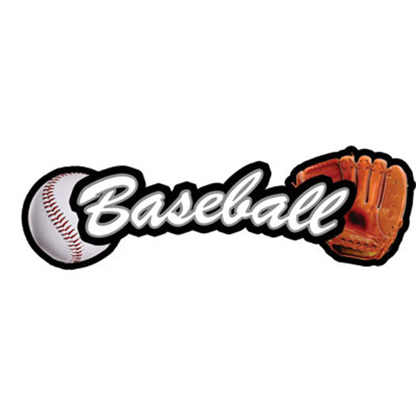 Stamping Station BASEBALL Sport Topper Sticker 3”x10” 1pc ScrapbooksRus